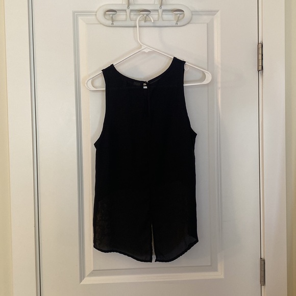 Black Sheer Top - Picture 2 of 2